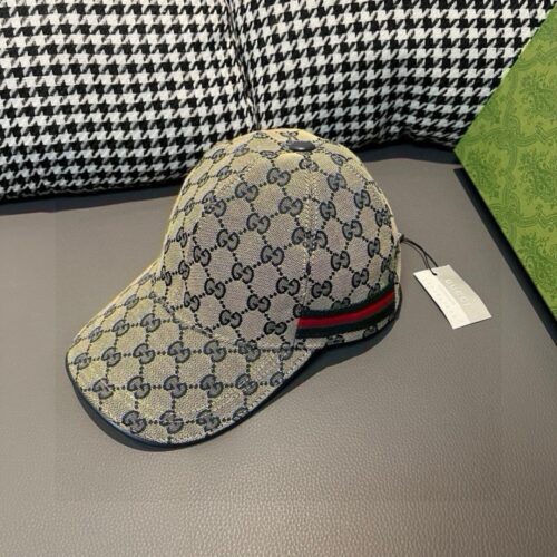 【AT2196】万年クラシックモデル出荷！ボックスと布袋付き、Gucciクラシック野球帽😍😍 キャンバス生地+牛革、軽量で通気性抜群！実物撮影、四季に対応した男女兼用、基本の頭囲56、パッチ調節可能