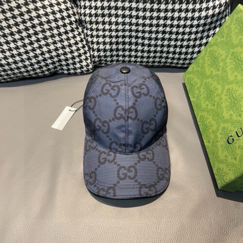 【AT2202】公式ウェブサイトから新作が入荷しました。包装布袋つき。Gucciの最新ベースボールキャップ、キャンバス生地+頭皮レザーを使用し、軽量で通気性があります！基本的なヘッドサイズは56で、パッチが調節可能です。