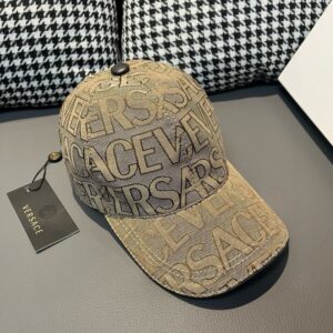 【AT2205】爆発的な販売！パッケージング布袋付き、VERSACE（ヴェルサーチ）の新しい野球帽、カウンター生地+牛革、パッチ調節可能、4色販売中。