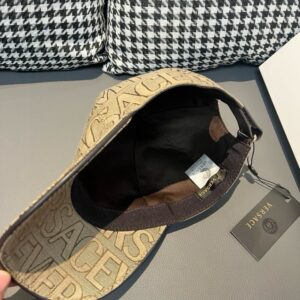 【AT2205】爆発的な販売！パッケージング布袋付き、VERSACE（ヴェルサーチ）の新しい野球帽、カウンター生地+牛革、パッチ調節可能、4色販売中。