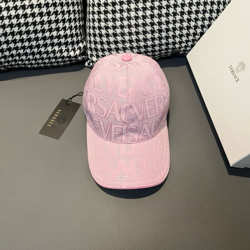 【AT2206】爆発的な出荷！ パッケージ付きの布バッグ、VERSACE（ヴェルサーチ）の新しい野球帽、専門店の生地+最上級の牛革、調節可能なパッチ付き、4色が売れています。