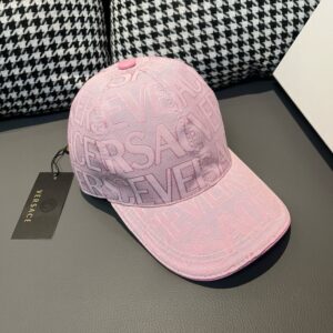 【AT2206】爆発的な出荷！ パッケージ付きの布バッグ、VERSACE（ヴェルサーチ）の新しい野球帽、専門店の生地+最上級の牛革、調節可能なパッチ付き、4色が売れています。