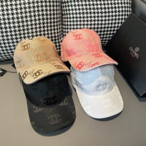 【AT2213】Chanel パッケージ用の布バッグ付き、シャネルのクラシックな野球帽、キャンバス生地+上質な牛革、軽くて通気性があります！質感が素晴らしい、基本的なヘッドサイズは56で、パッチで調節可能です。