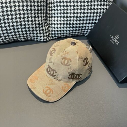 【AT2214】Chanel パッケージ用の布袋、シャネルのクラシックな野球帽、キャンバス生地+最上級牛革、軽く通気性があります！品質は最高で、基本的な頭囲56、パッチで調整可能です。
