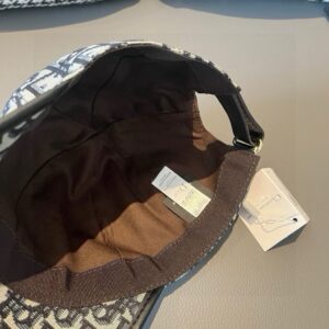【AT2219】ボックス包装入りの布袋、Diorの新しい野球帽、Diorのモノグラム柄、ヴィンテージ風味たっぷり、キャンバス生地+上質な牛革、純綿裏地、軽やかで通気性抜群！品質は最高で、基本的なヘッドサイズは56ですが、パッチを調節できます。