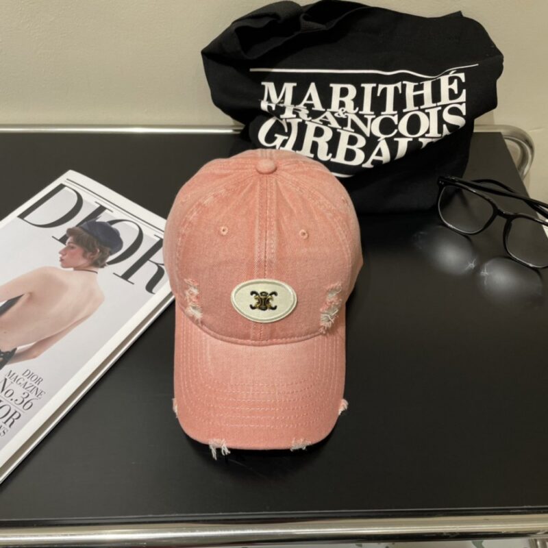 【AT2237】Celine 💛 防塵袋付きのセリーヌ CELINE ウォッシャブルバスボールキャップ🧢🔥 新しいバスボールキャップ🧢 街に出るのに必須の超似合いアイテム、高品質でラベルも完備、早めに手に入れよう！