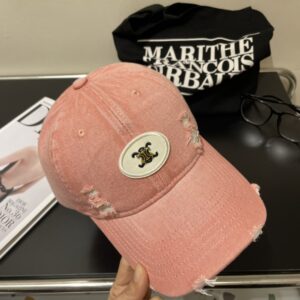 【AT2237】Celine 💛 防塵袋付きのセリーヌ CELINE ウォッシャブルバスボールキャップ🧢🔥 新しいバスボールキャップ🧢 街に出るのに必須の超似合いアイテム、高品質でラベルも完備、早めに手に入れよう！