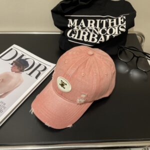 【AT2237】Celine 💛 防塵袋付きのセリーヌ CELINE ウォッシャブルバスボールキャップ🧢🔥 新しいバスボールキャップ🧢 街に出るのに必須の超似合いアイテム、高品質でラベルも完備、早めに手に入れよう！