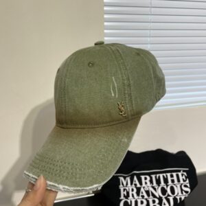 【AT2239】YSLの新しい洗いざらしのデニムベースボールキャップは、テクノロジーが進化しており、洗いざらしのデニムのストリート感が満載で、 現代のファッショナブルな男女子にピッタリです。空港やストリートでの写真撮影も超カッコいいです！