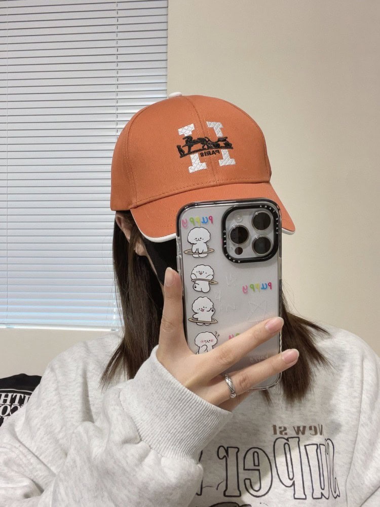 【AT2244】新しい発送 HERMÈS (エルメス)の最新オリジナル野球帽、スペルHを組み合わせ、通気性のある帆布生地+ステンレススチール調節バックル、細部までこだわった、ファッションで格好良い質感抜群！