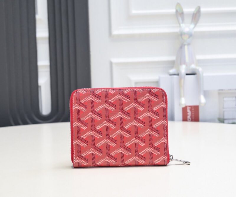 【AT2397】高品質なオリジナルのGoyard ゴヤール 短いファスナー付き財布。1853年にフランスで誕生し、200年以上の歴史を受け継いでいます。生地には💋麻繊維やコットンを混ぜ合わせ、光沢のある樹脂糖を塗布しています。