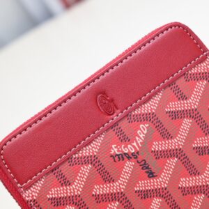 【AT2397】高品質なオリジナルのGoyard ゴヤール 短いファスナー付き財布。1853年にフランスで誕生し、200年以上の歴史を受け継いでいます。生地には💋麻繊維やコットンを混ぜ合わせ、光沢のある樹脂糖を塗布しています。