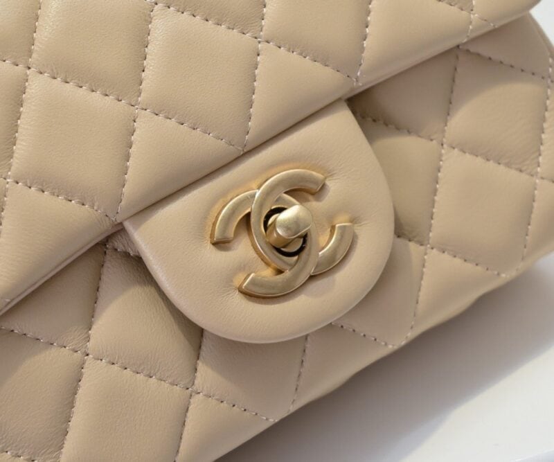 【AT2443】Chanel チャネル✨口取りバッグ 小サイズ このバッグを背負ったら本当にどんな風に見ても気に入る。