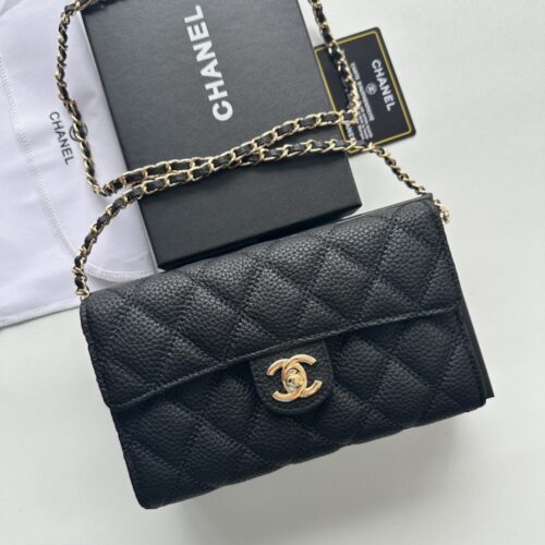 【AT2446】Chanelチェーンショルダーバッグは、最もクラシックであり、刺繍の入った牛革の二重Cロゴはファッション業界の誇りとなり、女性が持っていたいブランドの1つでもあります！
