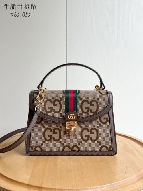 【AT2478】Gucci💝💝のオフィディアシリーズは、毎シーズン、驚くべき新作を提供しています。このハンドバッグはエピローグコレクションの一部であり、取り外し可能なショルダーストラップが付いています。