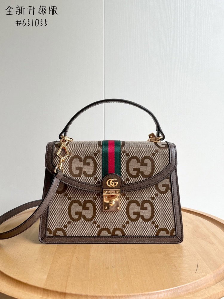 【AT2478】Gucci💝💝のオフィディアシリーズは、毎シーズン、驚くべき新作を提供しています。このハンドバッグはエピローグコレクションの一部であり、取り外し可能なショルダーストラップが付いています。