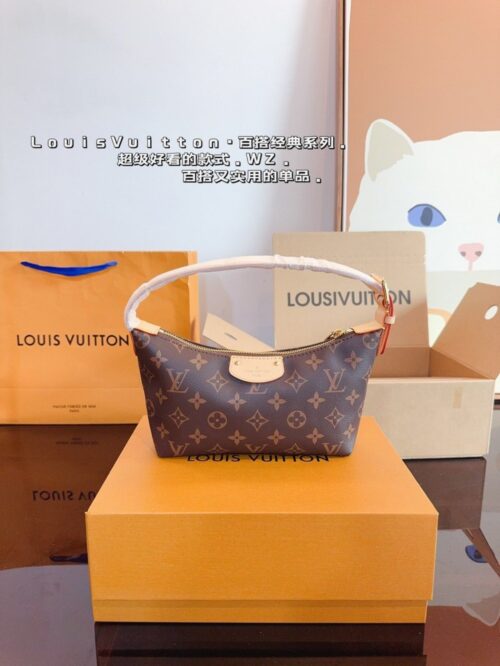 【AT2491】LV ホーボー飯盒手提げバッグ。非常に質感があり、塩でも甘く着れば美しいし、比較するものはない。美しさを求めるすべての女の子の必携アイテムです。