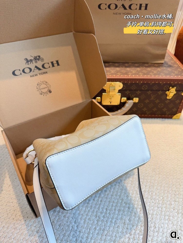 【AT2499】Coach コーチの5月の新作バケツバッグは、最新のシーズンに休日を楽しむためのカジュアルで自由なバッグです。立体的で豊かなデザインが特徴です。