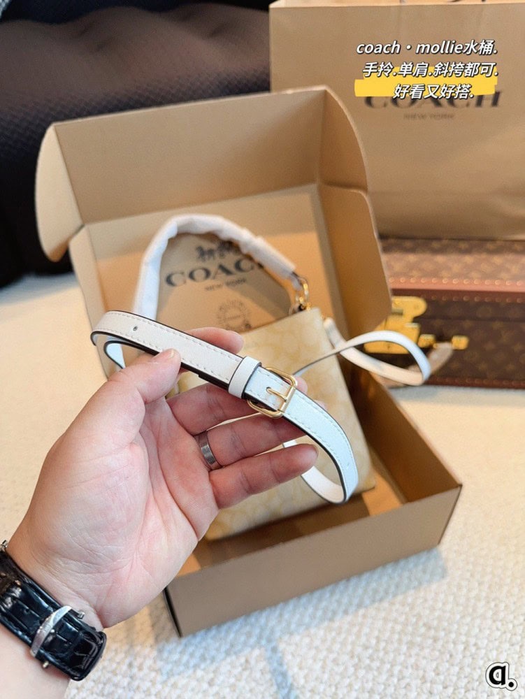 【AT2499】Coach コーチの5月の新作バケツバッグは、最新のシーズンに休日を楽しむためのカジュアルで自由なバッグです。立体的で豊かなデザインが特徴です。