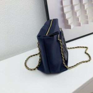 【AT2526】Tory Burchの新しいナイロンEllaチェーンシングルショルダーミニトートバッグ