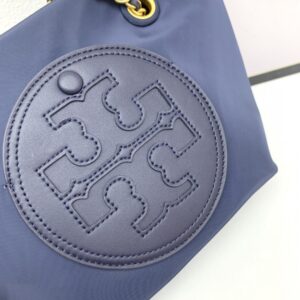 【AT2526】Tory Burchの新しいナイロンEllaチェーンシングルショルダーミニトートバッグ