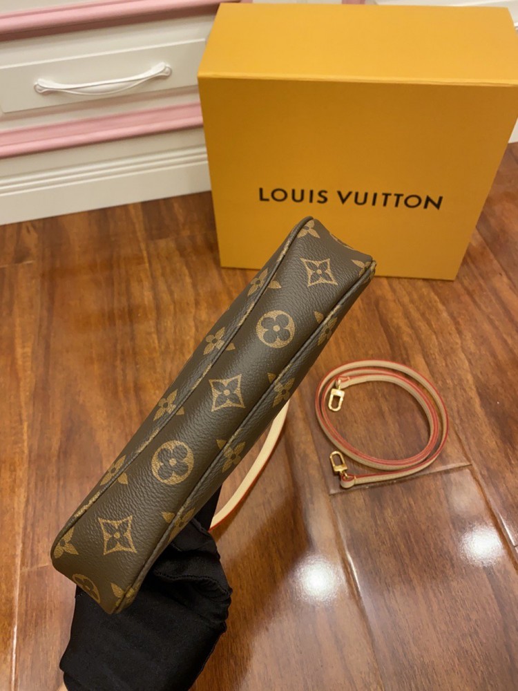【AT2553】LOUIS VUITTON ルイヴィトンのモノグラム柄のショルダーバッグ・ポシェットは、レディース向けです。