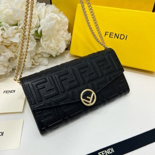 【AT2585】Fendiのカウンターと同期、ショルダーバッグも可能 最高級輸入品、精巧なエッジ加工 最高のクオリティ