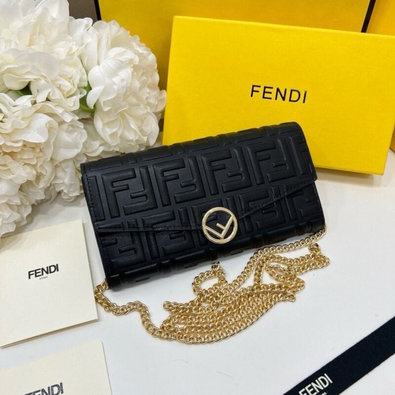【AT2585】Fendiのカウンターと同期、ショルダーバッグも可能 最高級輸入品、精巧なエッジ加工 最高のクオリティ