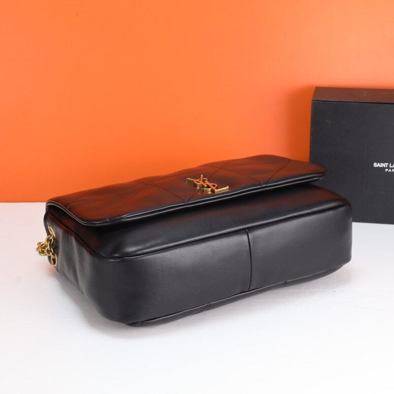 【AT2643】YSL 2023新作のジェイミー小羊皮ハンドバッグ！柔らかい皮質にマットなメタルショルダーストラップと2つの小羊皮を組み合わせた、超大容量のバッグ。