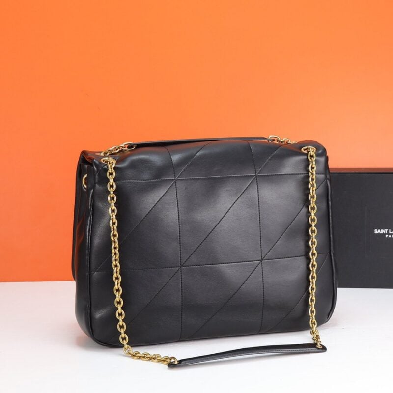 【AT2643】YSL 2023新作のジェイミー小羊皮ハンドバッグ！柔らかい皮質にマットなメタルショルダーストラップと2つの小羊皮を組み合わせた、超大容量のバッグ。
