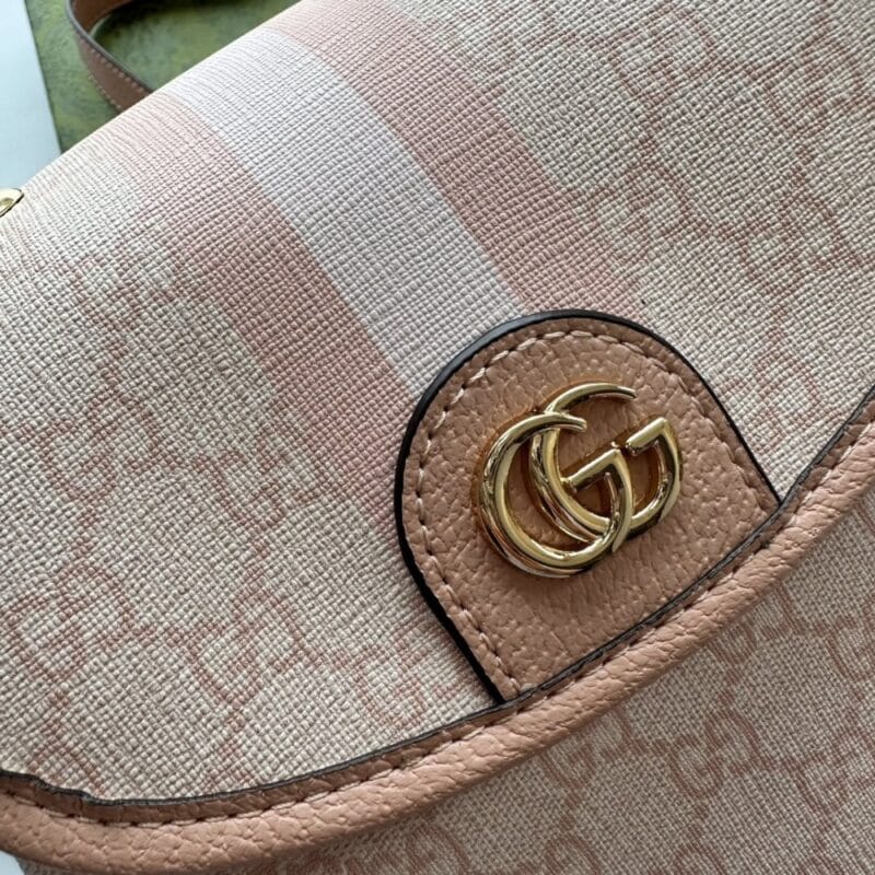 【AT2658】Gucci Ophidiaミニバックパック、GGとレザーボーダー、調節可能なショルダーストラップ