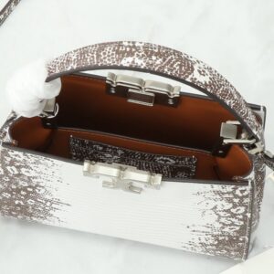 【AT2663】Tory Burchの新作eleanorレザーハンドバッグは、上質なスエードレザートリムが施されています