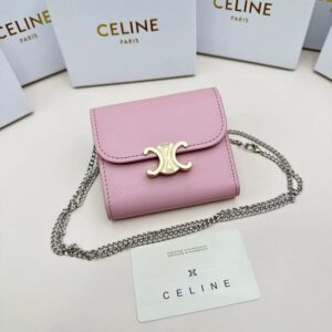 【AT2677】Celine セリーヌの凱旋門は非常に素晴らしいシリーズで、専門店と同期して、上質な牛革を使用し、精巧でファッショナブルです！シングルショルダーとして使用することもできるため、お財布としても使用できます。溝のあるデザインは必須です！