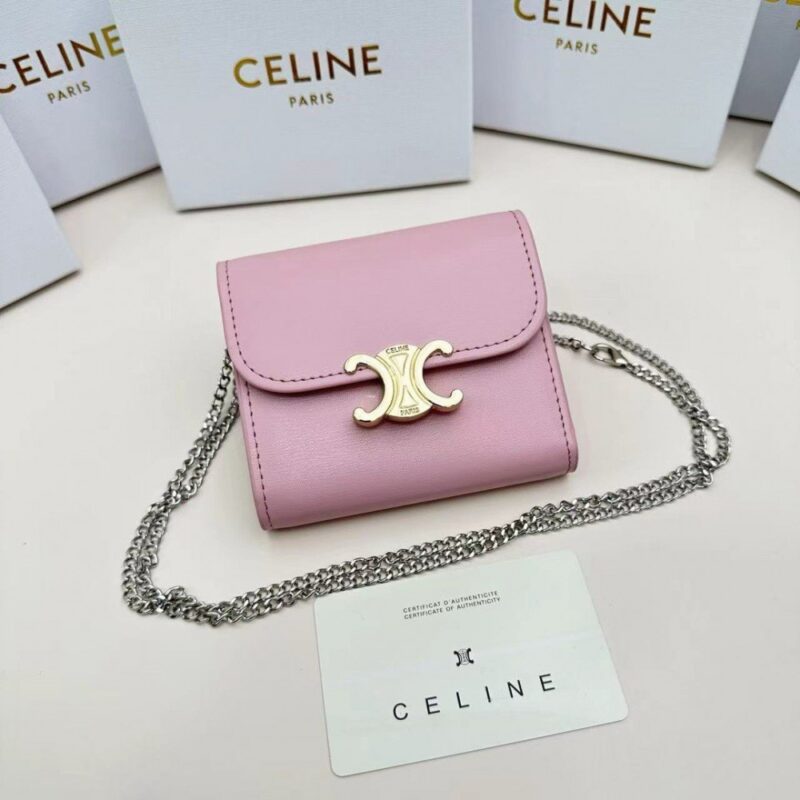 【AT2677】Celine セリーヌの凱旋門は非常に素晴らしいシリーズで、専門店と同期して、上質な牛革を使用し、精巧でファッショナブルです！シングルショルダーとして使用することもできるため、お財布としても使用できます。溝のあるデザインは必須です！