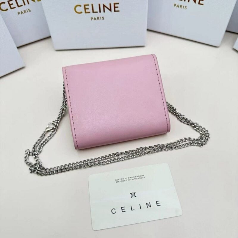 【AT2677】Celine セリーヌの凱旋門は非常に素晴らしいシリーズで、専門店と同期して、上質な牛革を使用し、精巧でファッショナブルです！シングルショルダーとして使用することもできるため、お財布としても使用できます。溝のあるデザインは必須です！