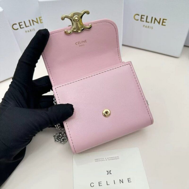 【AT2677】Celine セリーヌの凱旋門は非常に素晴らしいシリーズで、専門店と同期して、上質な牛革を使用し、精巧でファッショナブルです！シングルショルダーとして使用することもできるため、お財布としても使用できます。溝のあるデザインは必須です！