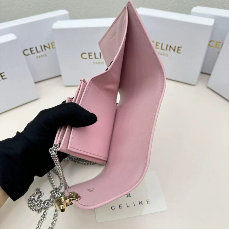 【AT2677】Celine セリーヌの凱旋門は非常に素晴らしいシリーズで、専門店と同期して、上質な牛革を使用し、精巧でファッショナブルです！シングルショルダーとして使用することもできるため、お財布としても使用できます。溝のあるデザインは必須です！