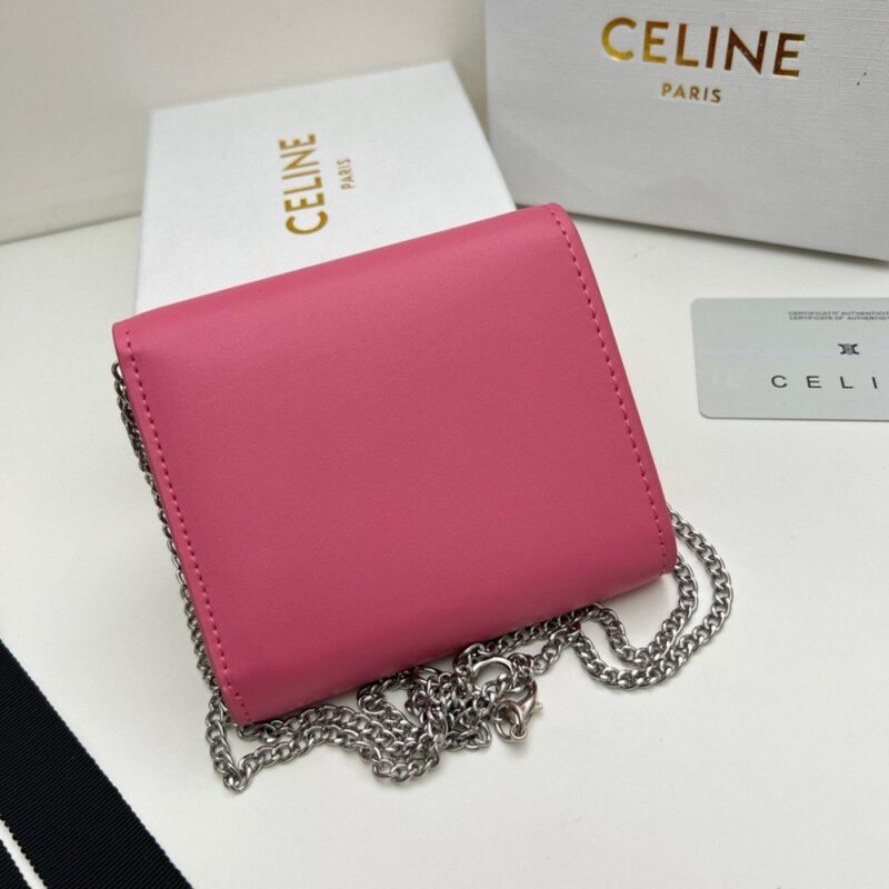 【AT2679】Celineのトリオンフラインは非常に美しいシリーズで、専門店と同期して、最高級の牛皮を使用しており、洗練されたファッションです！片肩でも背負えますし、財布としても使用できます、凹造型必須！