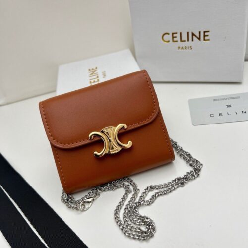 【AT2681】Celineシーズンミューズは、非常に美しく、専用のカウンターで同期されており、最高級の牛革を使用しており、精巧でファッショナブルです！片肩に掛けることもでき、財布としても使用でき、コンパクトなデザインが必須です！