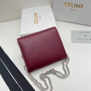 【AT2684】Celineカイザーパレスは非常に魅力的なシリーズで、専門店と同期し、最上級の牛皮を使用し、精巧で流行しています！シングルショルダーバッグとしても使用でき、財布としても使用できます、凹造形は必須！