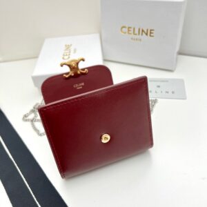 【AT2684】Celineカイザーパレスは非常に魅力的なシリーズで、専門店と同期し、最上級の牛皮を使用し、精巧で流行しています！シングルショルダーバッグとしても使用でき、財布としても使用できます、凹造形は必須！