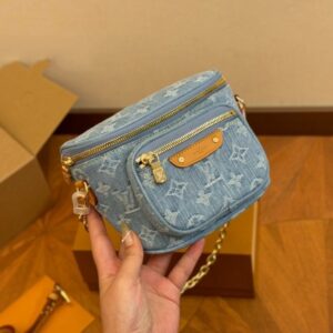 【AT2798】LV デニムジーンズウエストバッグが復活！見ていて飛び出すウエストバッグ/チェストバッグ