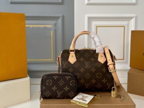 【AT2823】LV（ルイ・ヴィトン）のスピーディ・ボストン枕包💕、クラシックが再び登場。軽量でおしゃれ～
