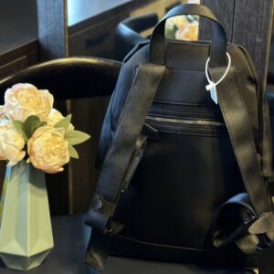 【AT2860】Prada輸入防水ナイロン生地と皮革の組み合わせ、男女兼用の大容量リュックサック、カジュアルバッグ、手提げバッグ