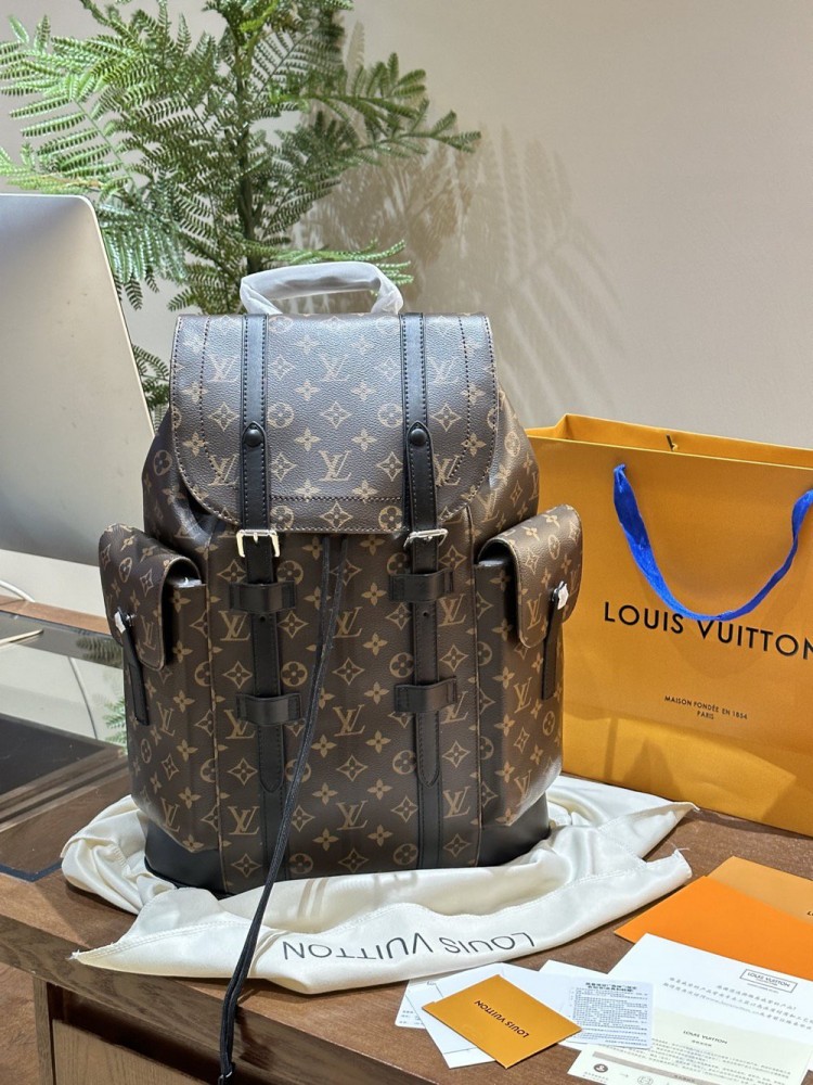 【AT2873】LV バックパック グレーウォリアーバックパック💼 旅行用✈️