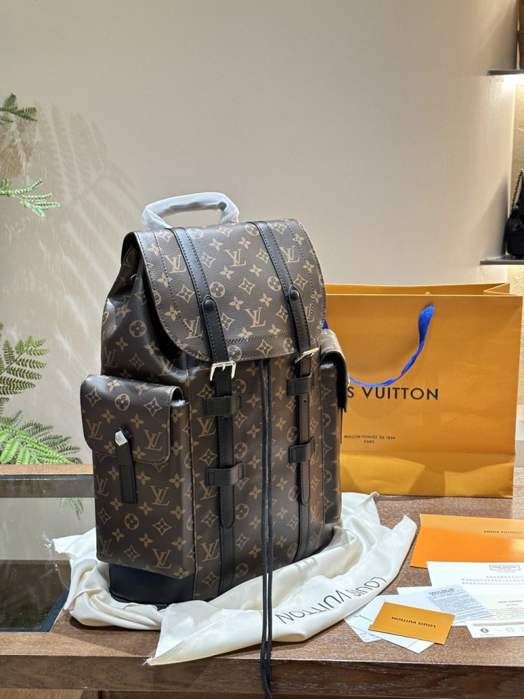 【AT2873】LV バックパック グレーウォリアーバックパック💼 旅行用✈️