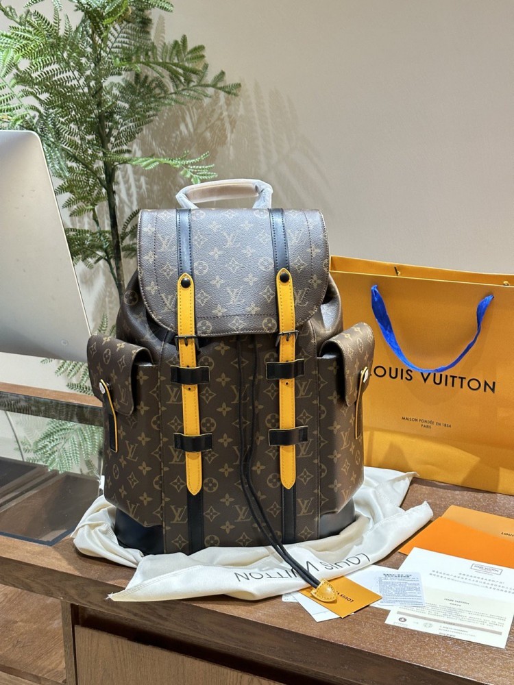 【AT2873】LV バックパック グレーウォリアーバックパック💼 旅行用✈️