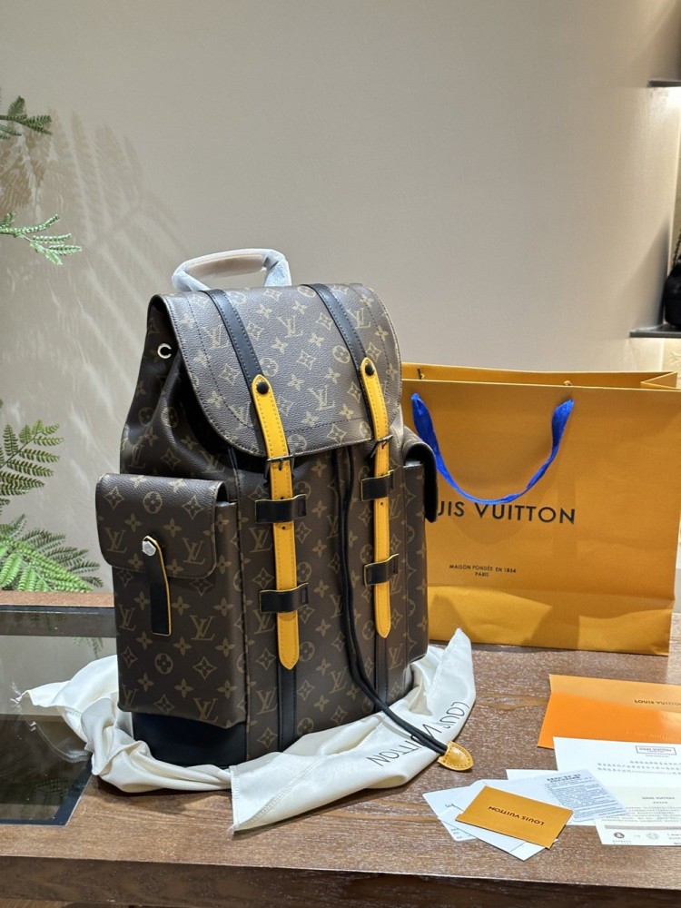 【AT2873】LV バックパック グレーウォリアーバックパック💼 旅行用✈️