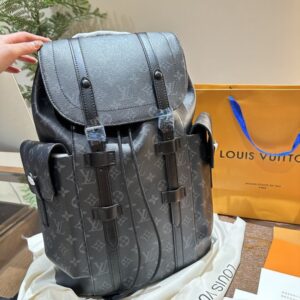 【AT2873】LV バックパック グレーウォリアーバックパック💼 旅行用✈️