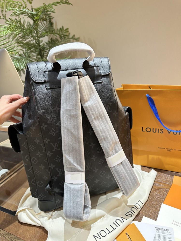 【AT2873】LV バックパック グレーウォリアーバックパック💼 旅行用✈️